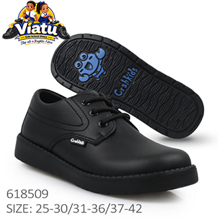 Smart Lace-Up school shoes for boys in Tanzania